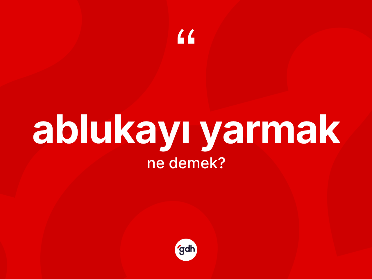 Ablukayı yarmak sözü nedir? Ablukayı yarmak ifadesi nerede kullanılır?