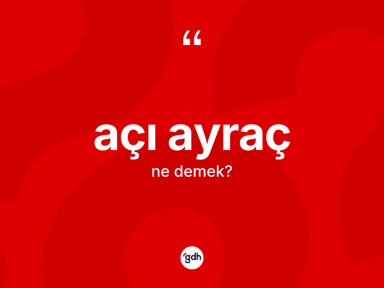 Açı ayraç nedir? Açı ayracın TDK'ya göre anlamı nedir?