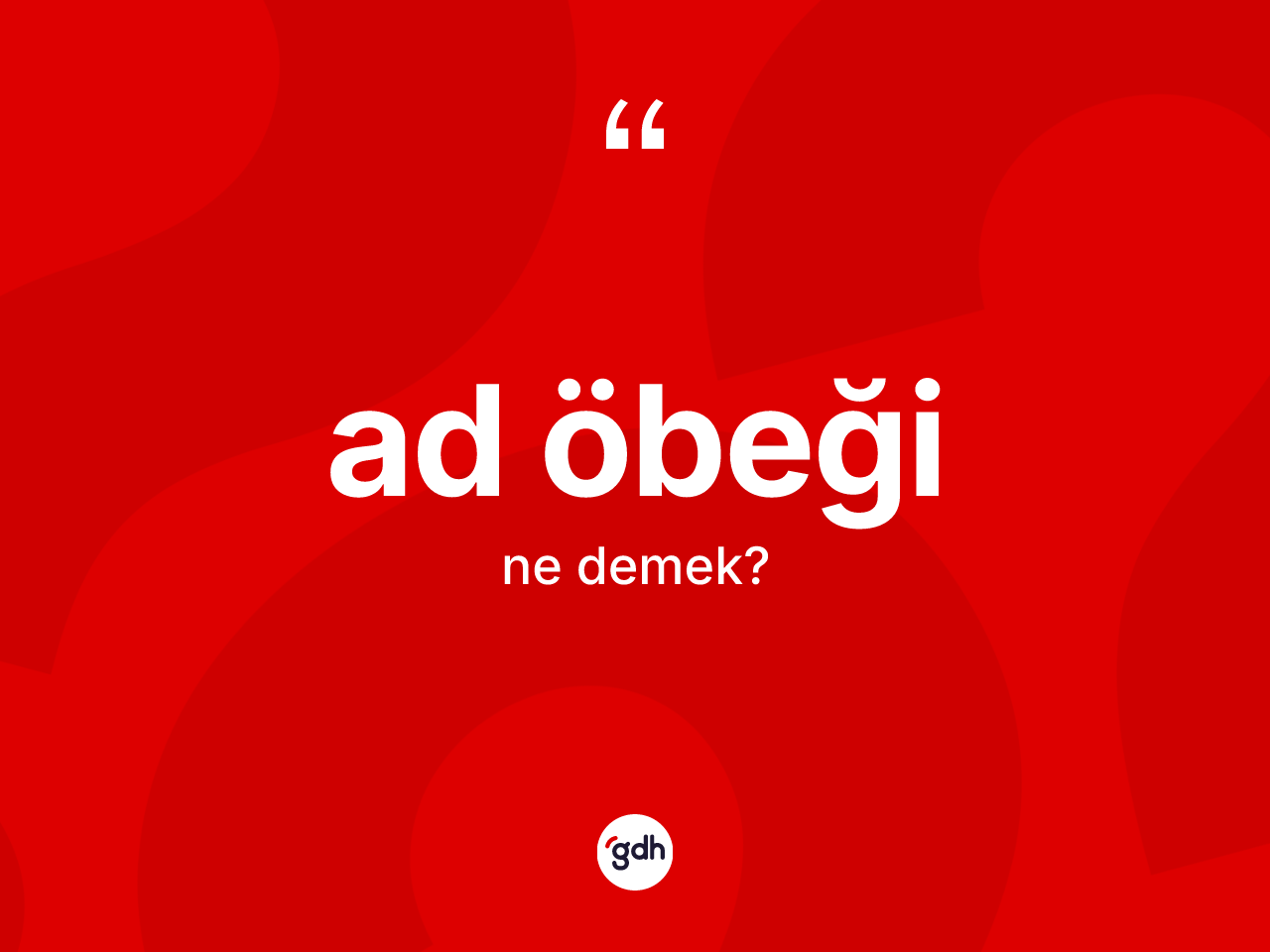 Ad öbeği kelimesi ne demek? Ad öbeği kelimesinin TDK'ya göre açıklaması nedir?