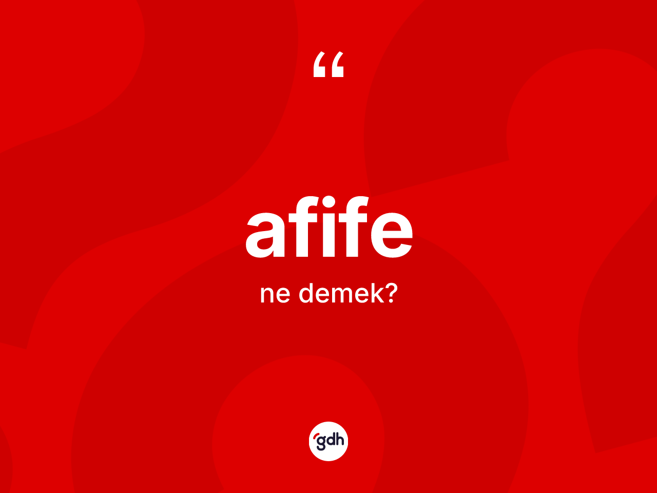 Afife kelimesinin tanımı nedir? Afifenin TDK'ya göre anlamı nedir?