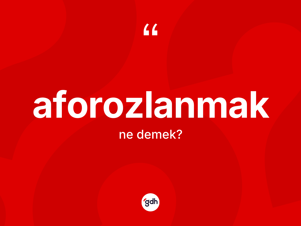 Aforozlanmak ne anlama gelir? Aforozlanmağın halk arasındaki kullanımı nasıldır?