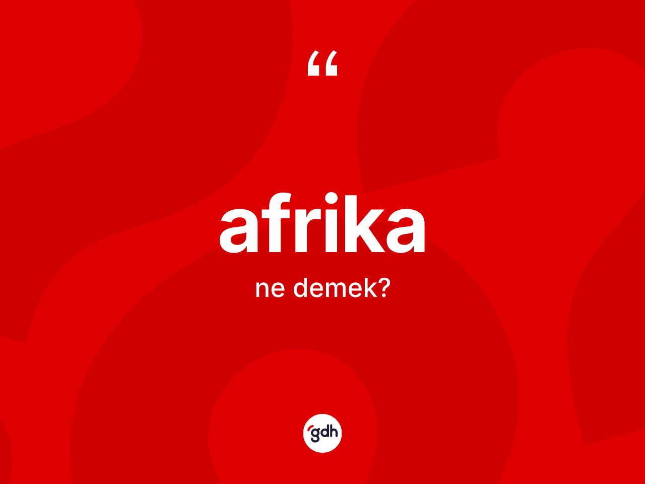 Afrika ne demek? Afrika'nın kısaca tanımı nedir?