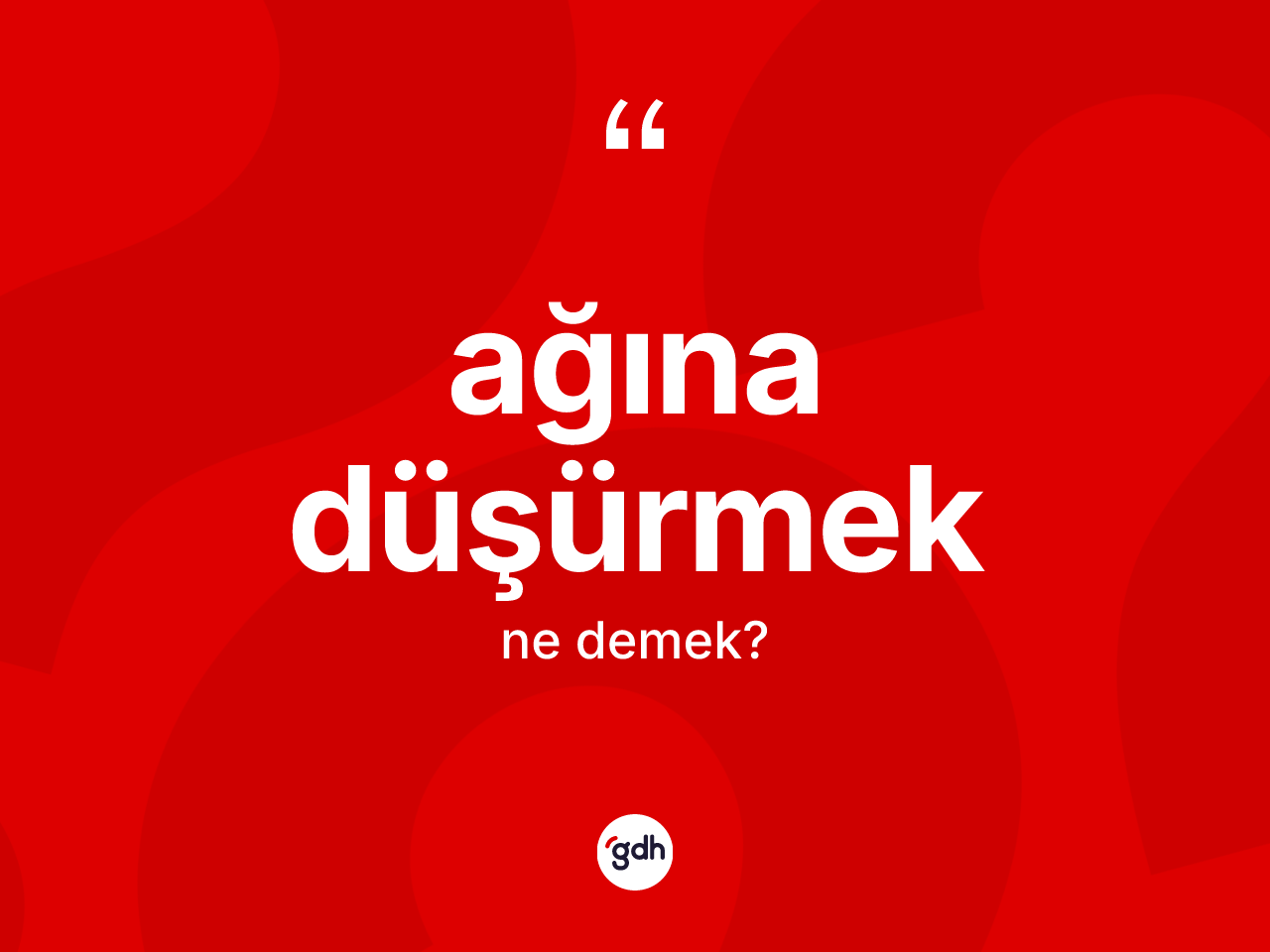 Ağına düşürmek ifadesinin tanımı nedir? Ağına düşürmek sözü nerede kullanılır?