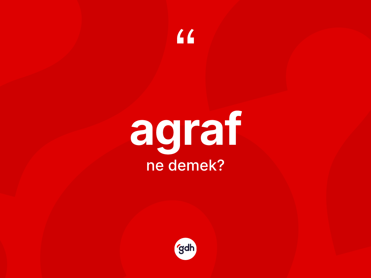 Agraf nedir? Agrafın sözlükteki anlamı nedir?