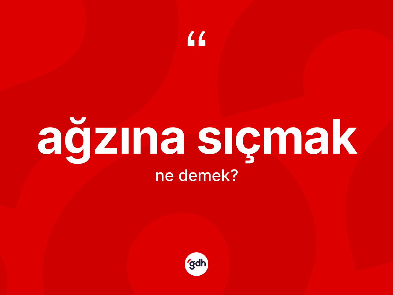 Ağzına sıçmak ifadesi ne demektir? Ağzına sıçmak ifadesinin TDK anlamı nedir?