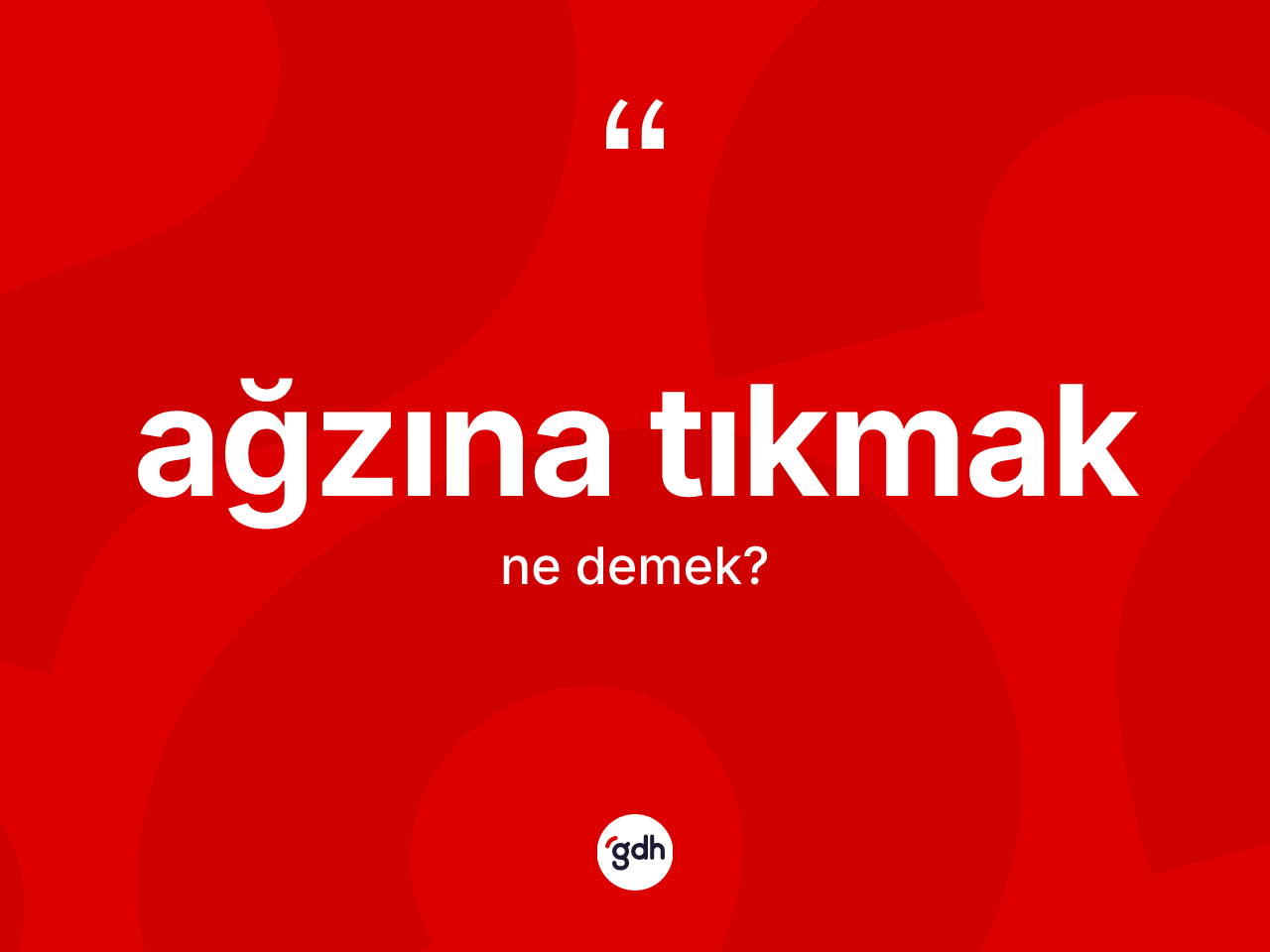 Ağzına tıkmak ifadesinin tanımı nedir? Ağzına tıkmak ifadesinin TDK'ya göre açıklaması nedir?