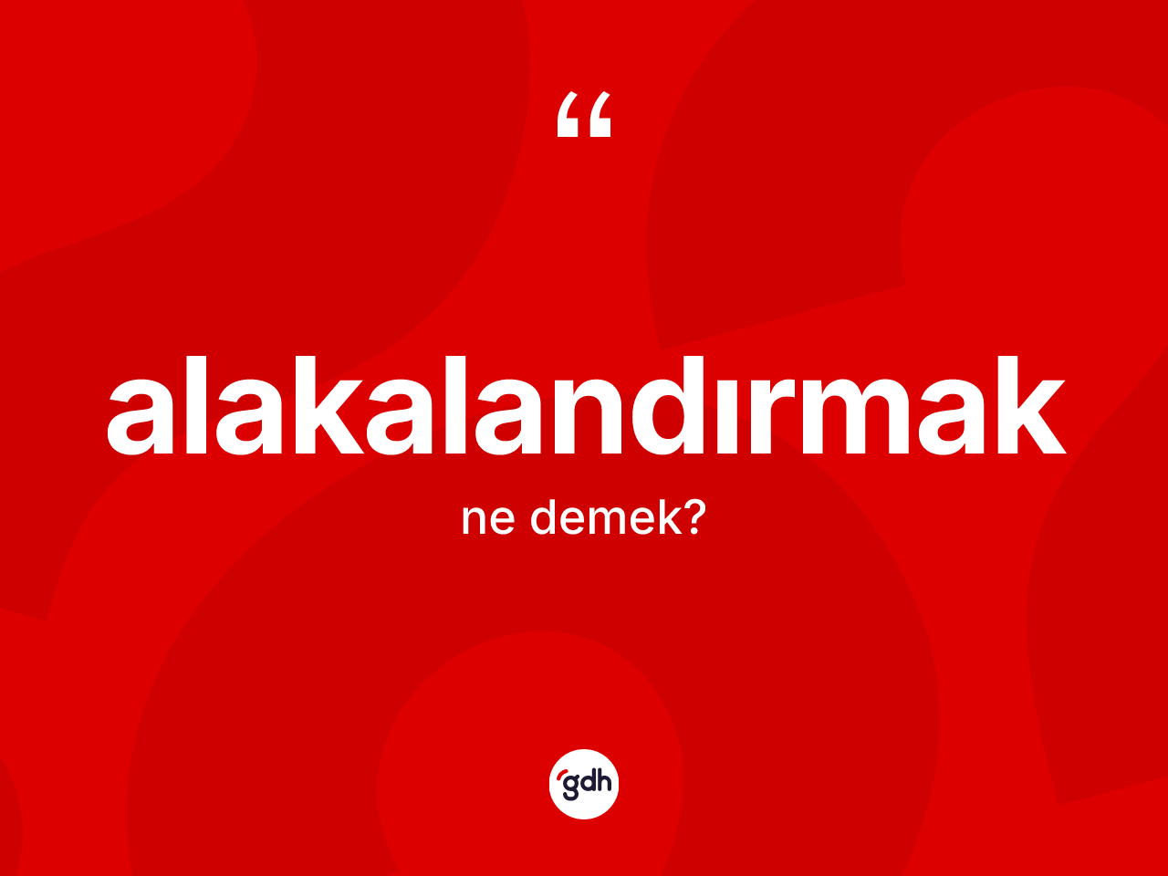 Alakalandırmak kelimesinin anlamı nedir? Alakalandırmağın TDK'ya göre anlamı nedir?