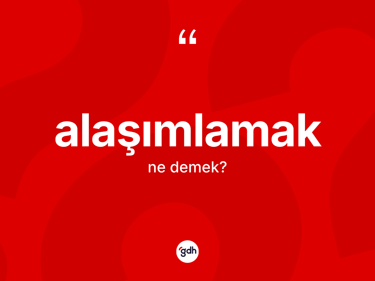 Alaşımlamak kelimesinin tanımı nedir? Alaşımlamağın TDK'ya göre anlamı nedir?