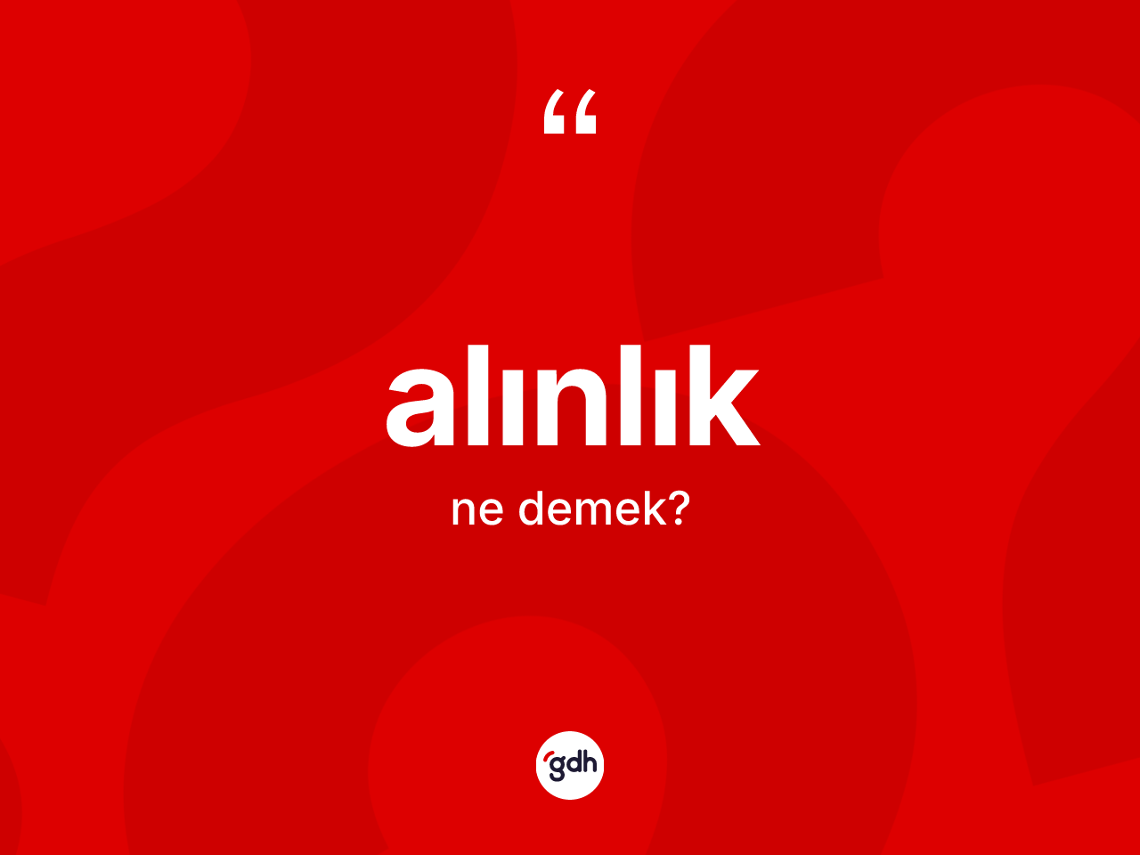 Alınlık kelimesinin sözlükteki tanımı nedir? Alınlığın TDK'ya göre anlamı nedir?