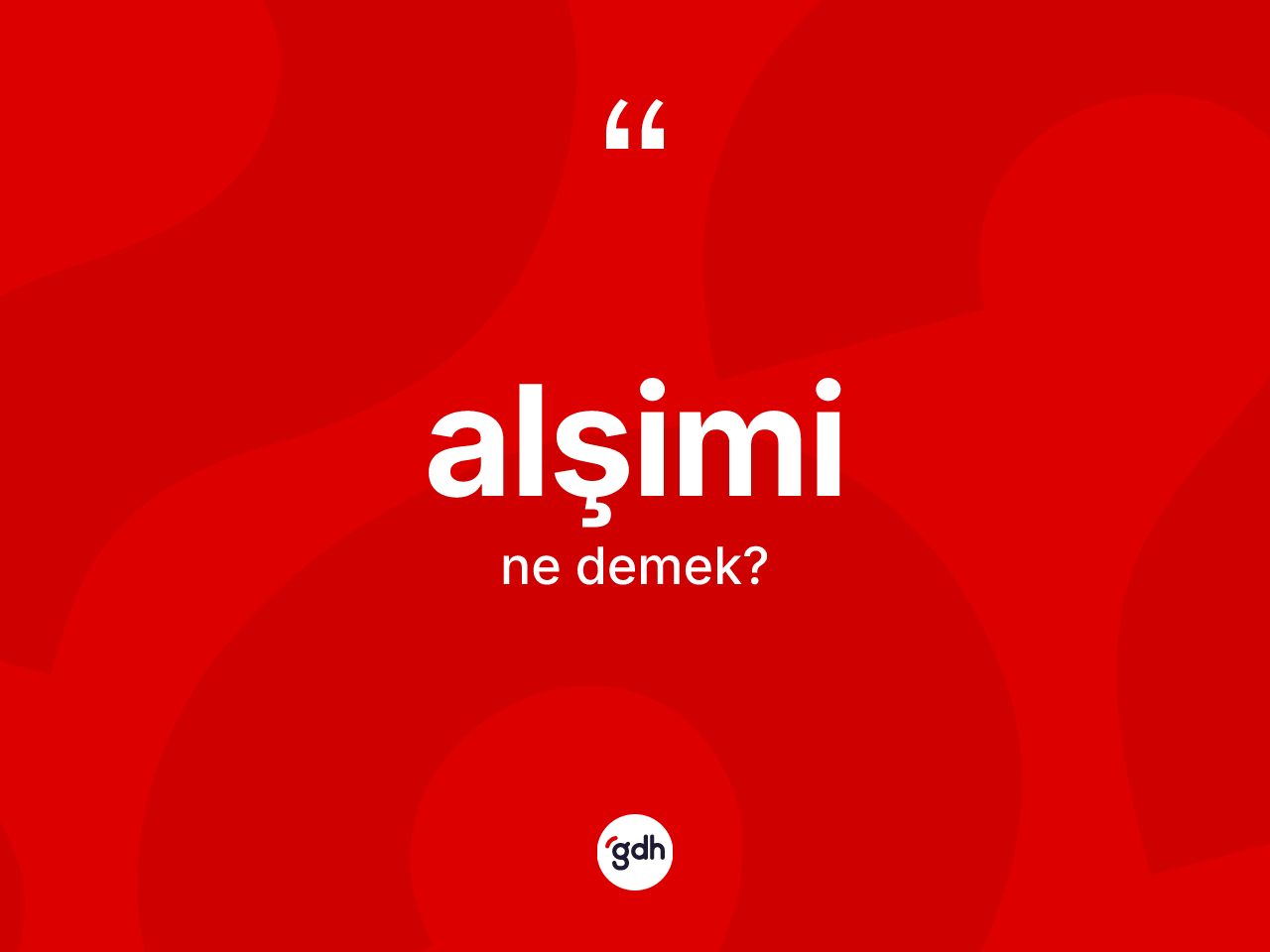 Alşimi kelimesi ne anlama gelir? Alşiminin TDK'ya göre anlamı nedir?