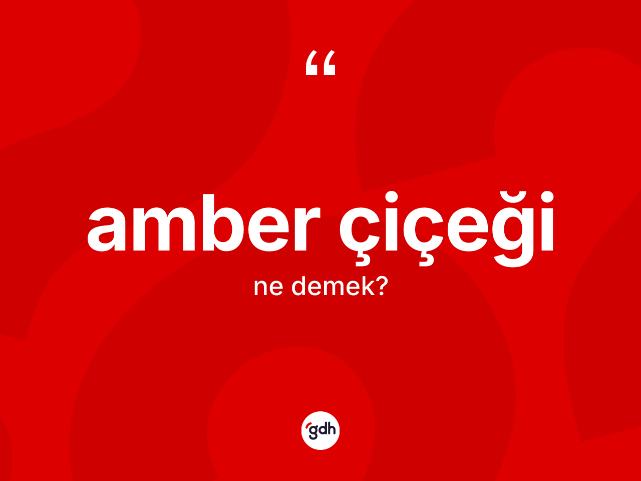 Amber çiçeği kelimesinin sözlükteki tanımı nedir? Amber çiçeği kelimesinin özellikleri nelerdir?