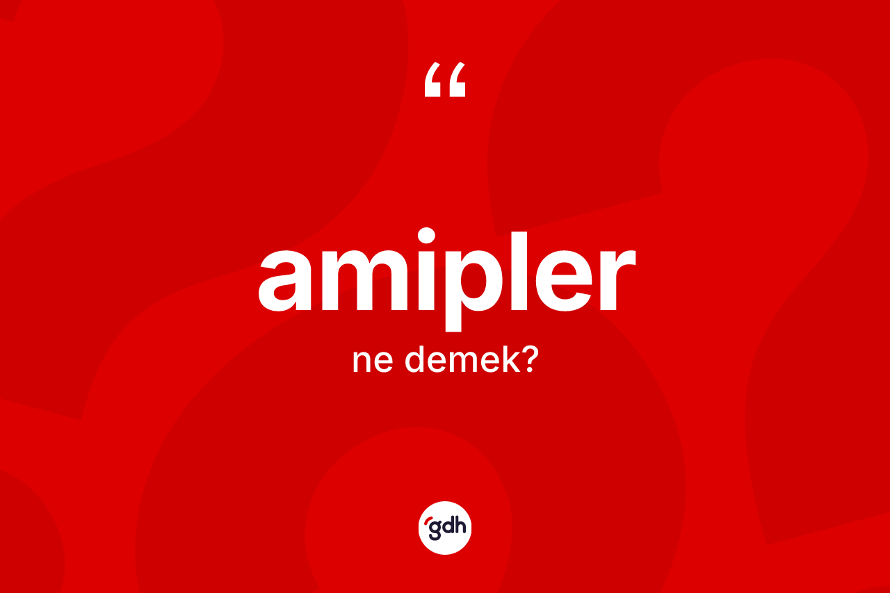 Amipler kelimesi ne demek? Amiplerin TDK'ya göre anlamı nedir?