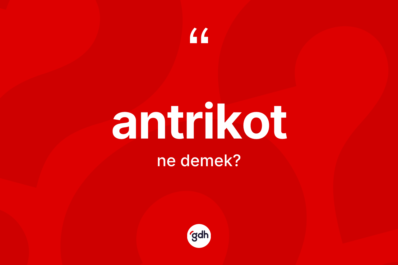 Antrikot kelimesi nedir? Antrikotun TDK'ya göre anlamı nedir?