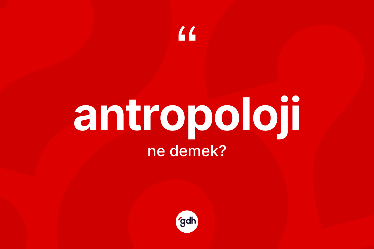 Antropoloji nedir?
