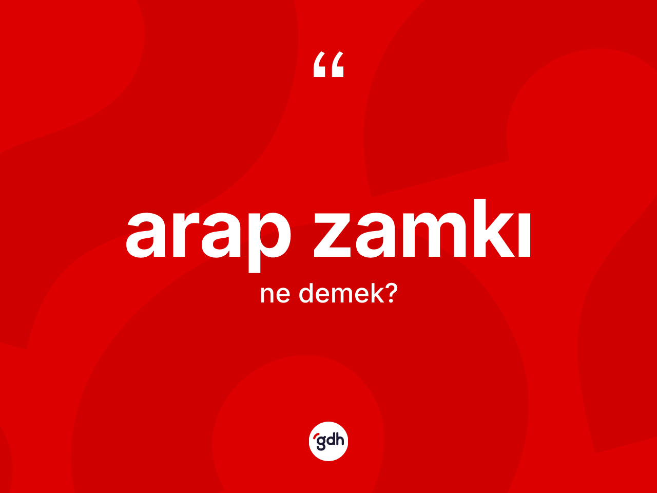 Arap zamkı kelimesinin anlamı nedir? Arap zamkı kelimesinin TDK anlamı nedir?