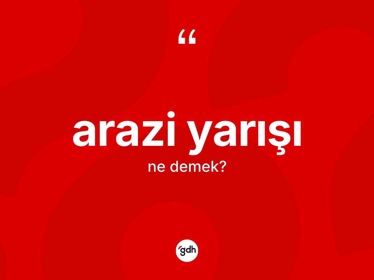 Arazi yarışı kelimesinin anlamı nedir? Arazi yarışı kelimesinin özellikleri nelerdir?
