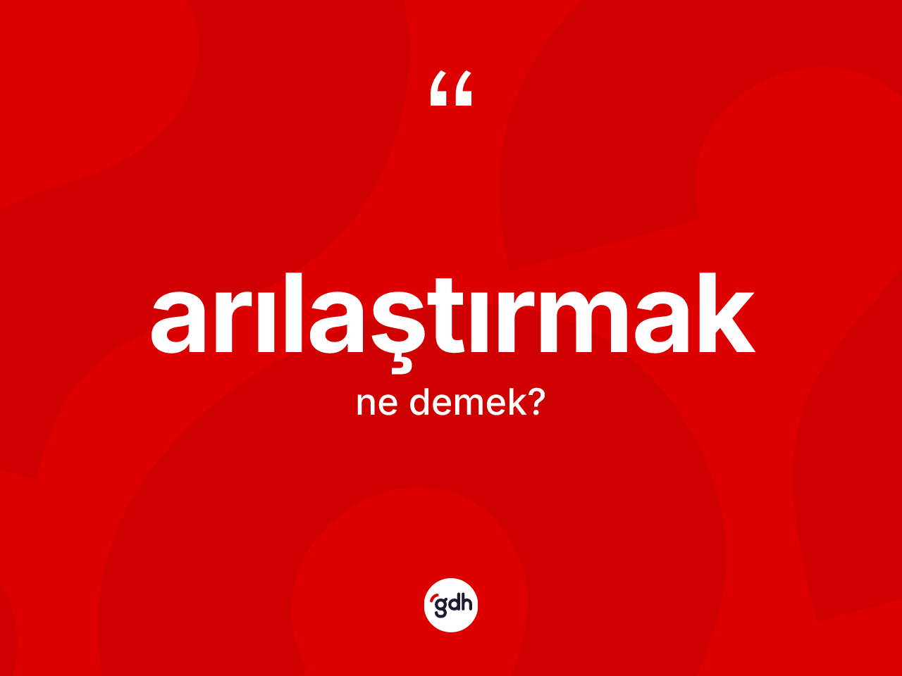 Arılaştırmak kelimesi nedir? Arılaştırmağın halk arasındaki kullanımı nasıldır?