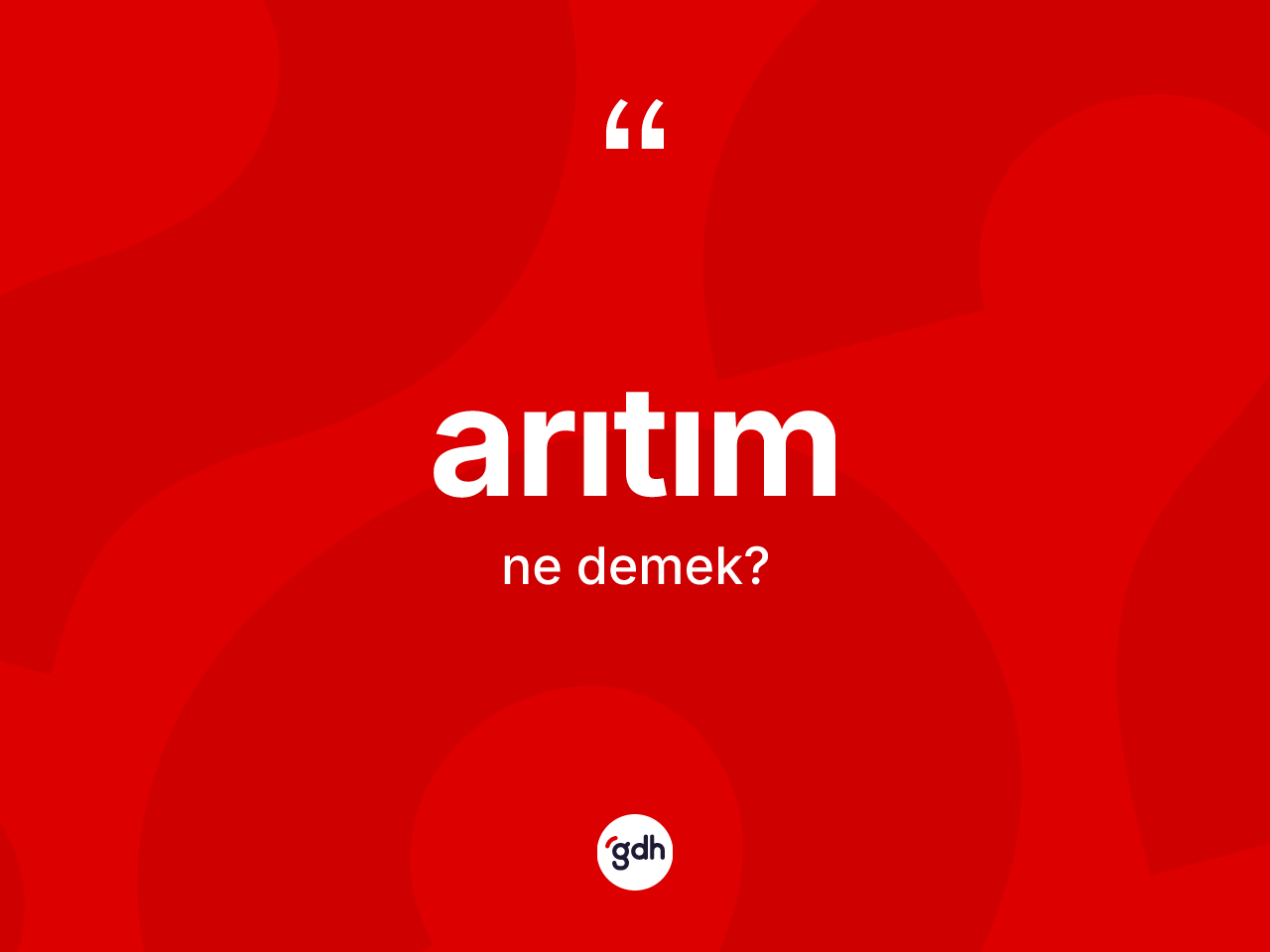 Arıtım nedir? Arıtımın halk arasındaki kullanımı nasıldır?