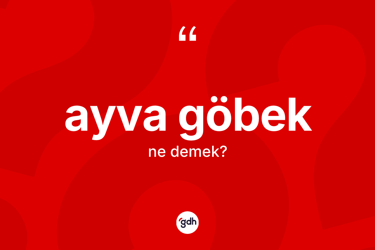 Ayva göbek kelimesinin anlamı nedir?