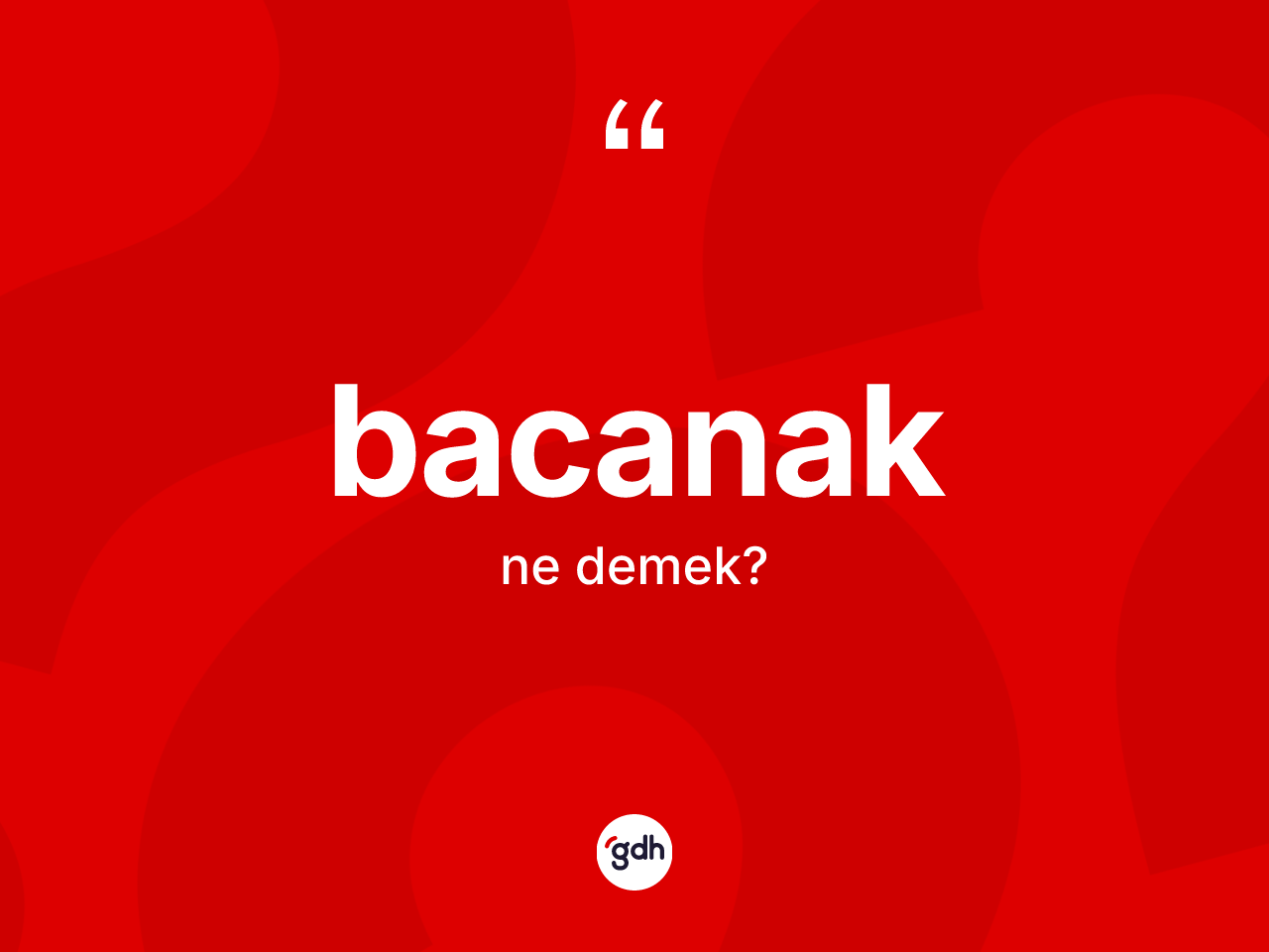 Bacanak kelimesinin anlamı nedir? Bacanağın TDK'ya göre anlamı nedir?