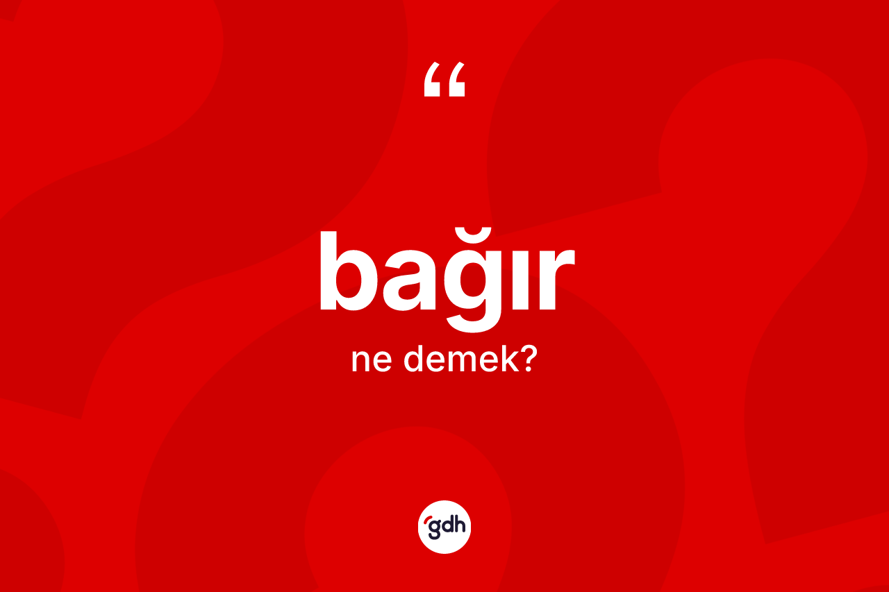 Bağır ne anlama gelir?