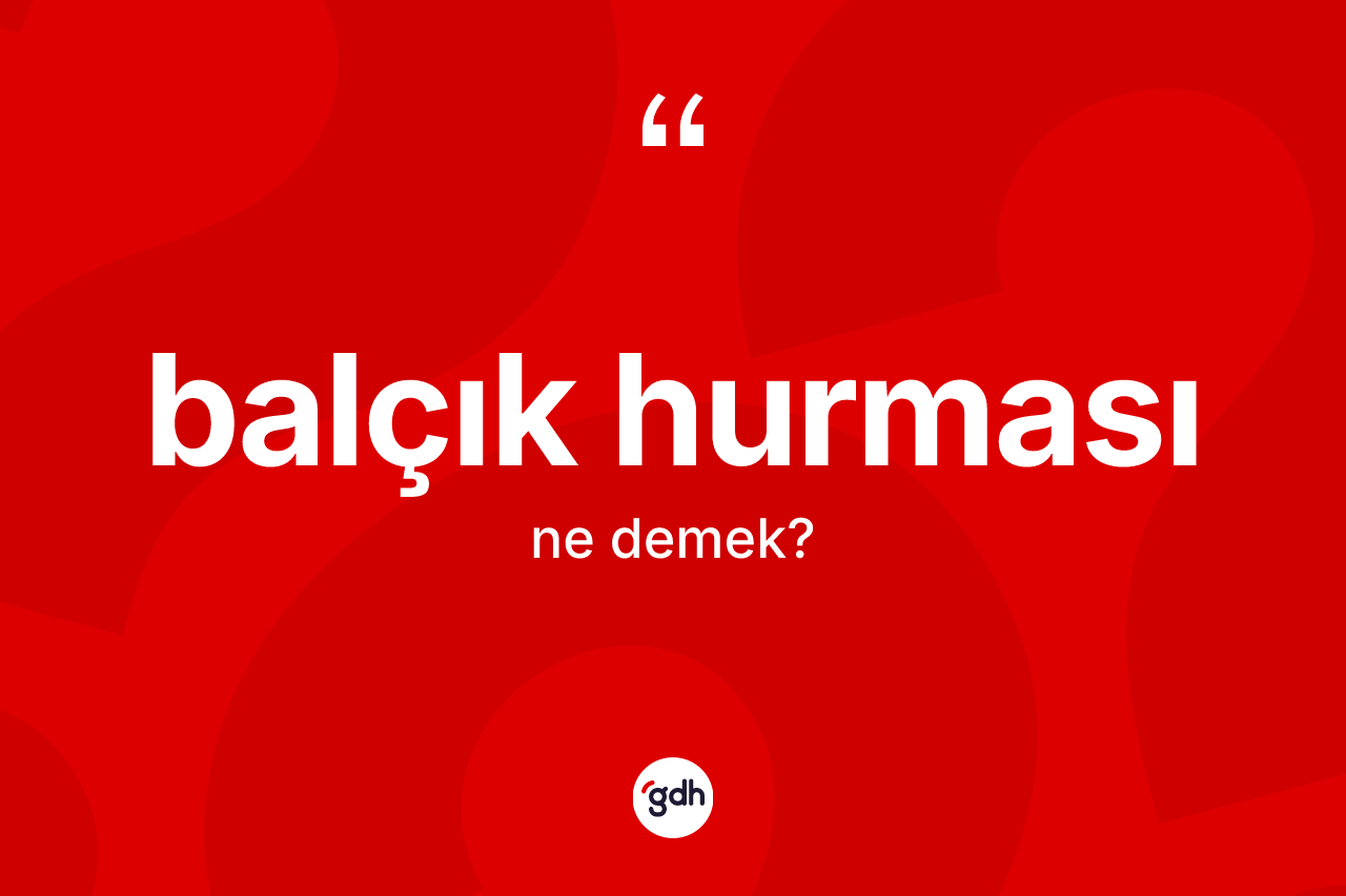 Balçık hurması kelimesi ne anlama gelir? Balçık hurmasının TDK'ya göre anlamı nedir?
