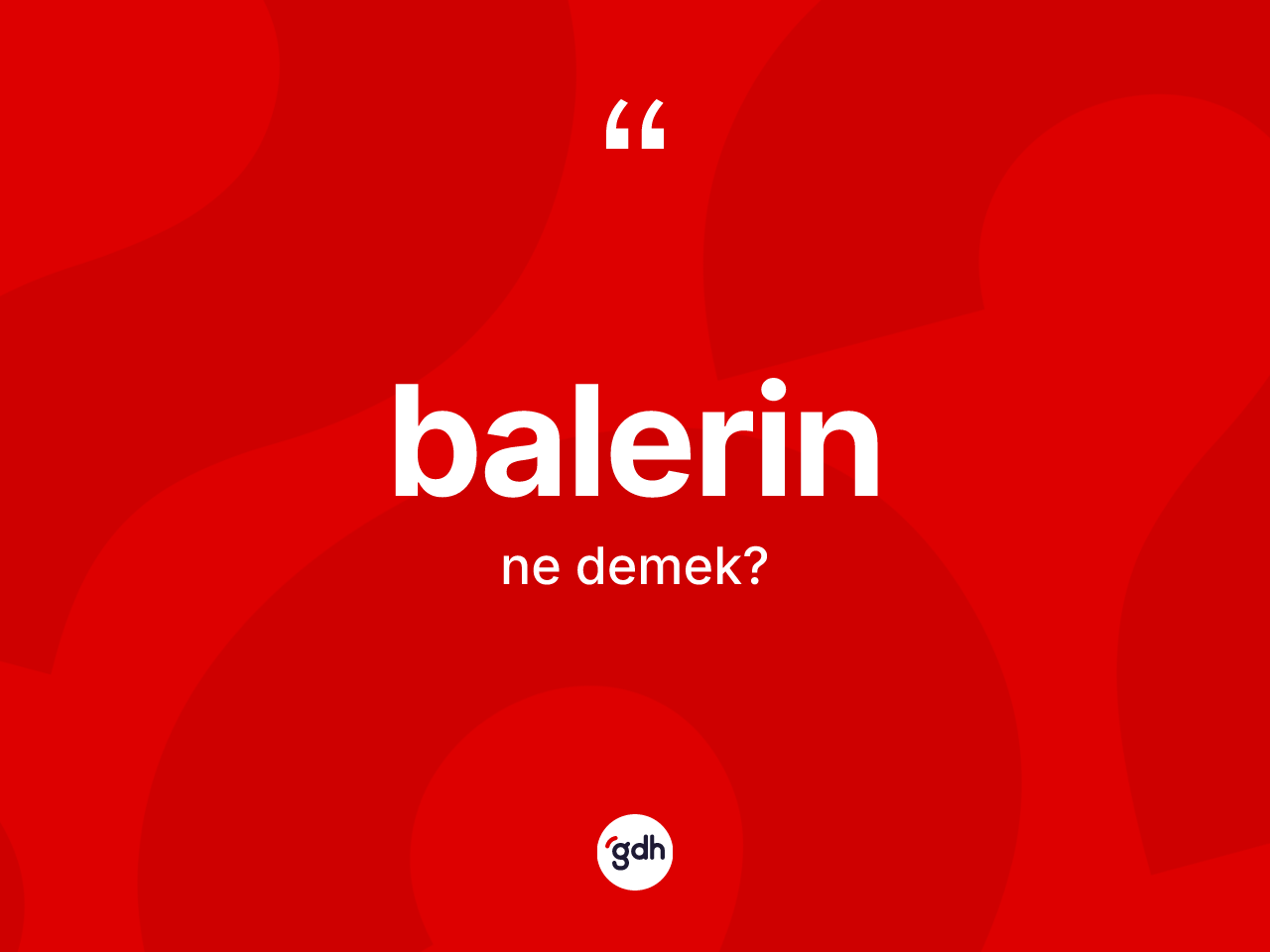 Balerin kelimesinin anlamı nedir? Balerinin sözlükteki anlamı nedir?
