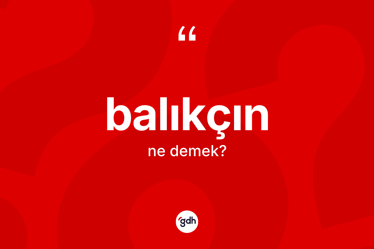 Balıkçın nedir?