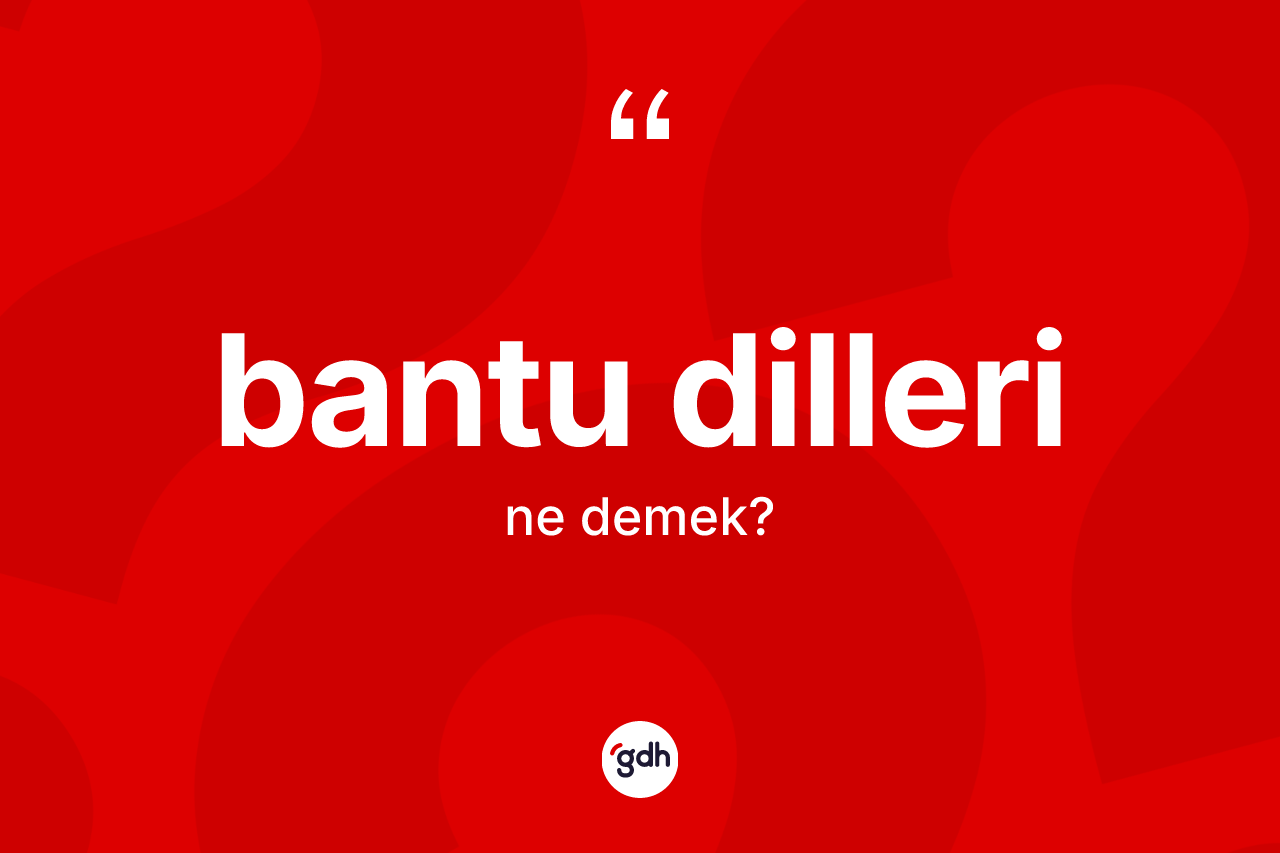 Bantu dilleri kelimesi nedir? Bantu dillerinin halk arasındaki kullanımı nasıldır?