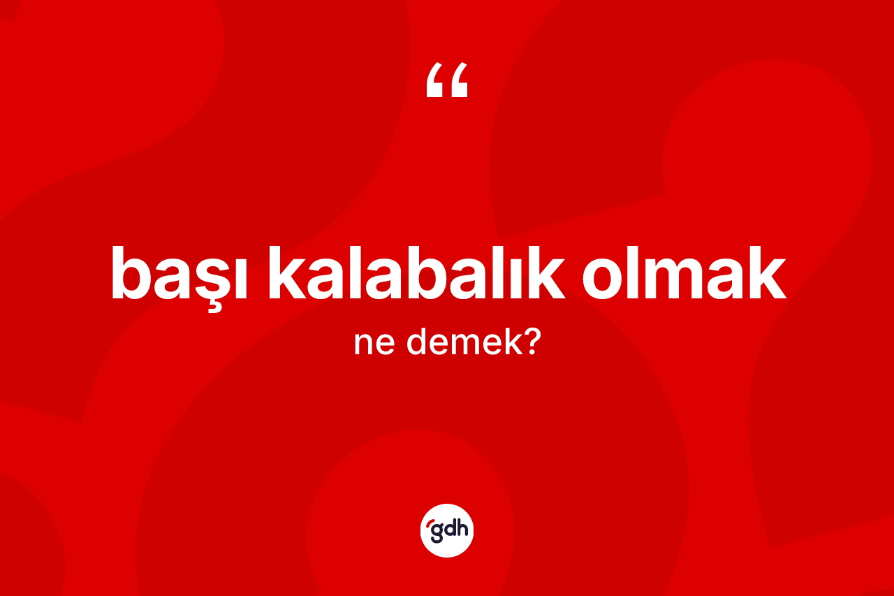Başı kalabalık olmak ifadesinin kısaca tanımı nedir?