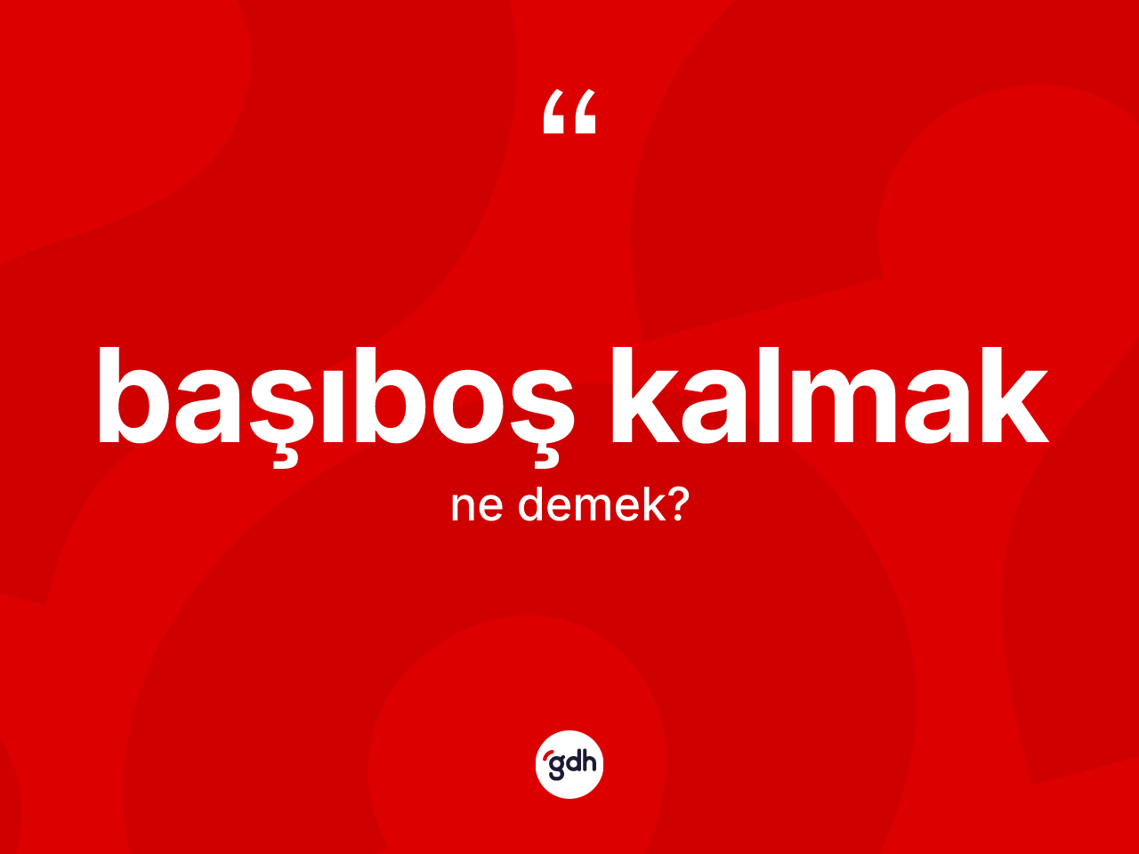 Başıboş kalmak nedir? Başıboş kalmak ifadesi nerede kullanılır?