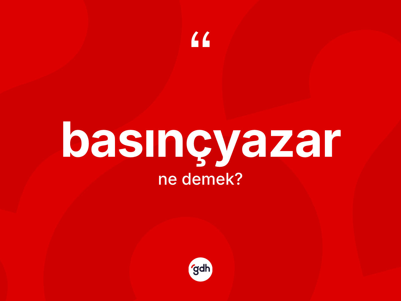 Basınçyazar nedir? Basınçyazarın kısaca tanımı nedir?
