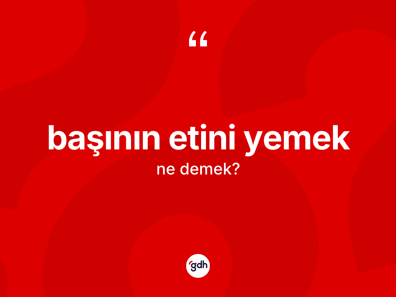 Başının etini yemek ifadesinin tanımı nedir? Başının etini yemek ifadesinin TDK'ya göre açıklaması nedir?