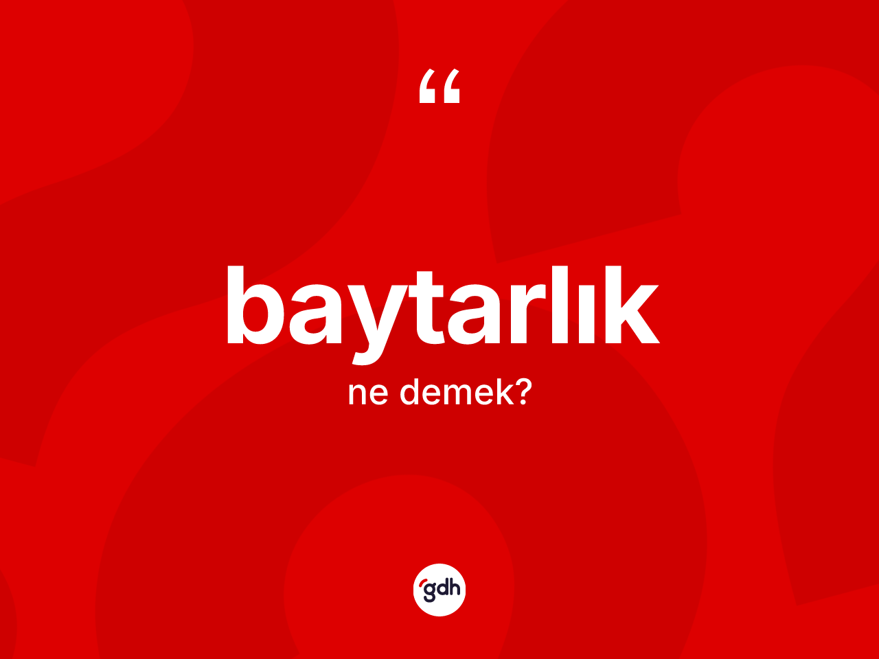Baytarlık kelimesi ne anlama gelir? Baytarlık kelimesinin TDK'ya göre açıklaması nedir?