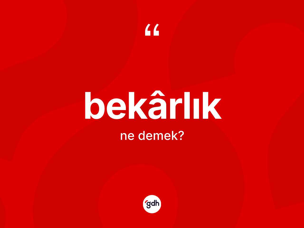 Bekârlık ne demek? Bekârlık kelimesinin TDK'ya göre açıklaması nedir?
