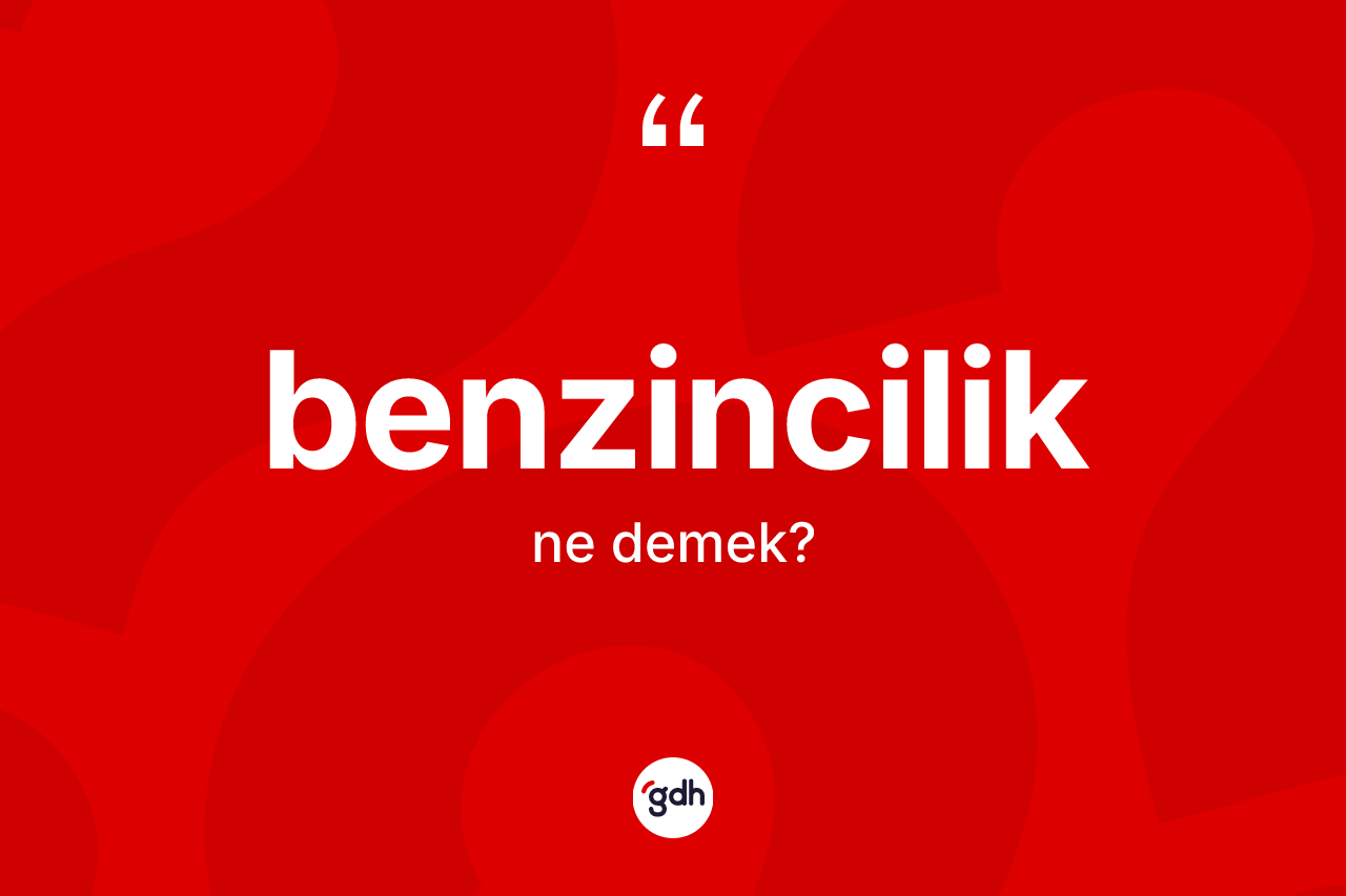 Benzincilik ne demek?