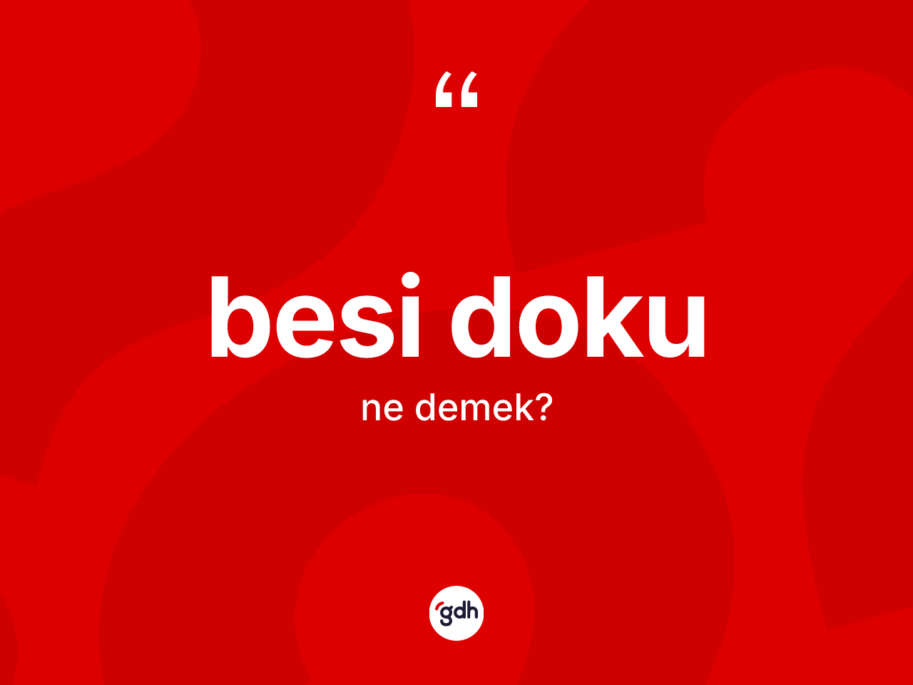 Besi doku kelimesi ne demek? Besi dokunun TDK'ya göre anlamı nedir?