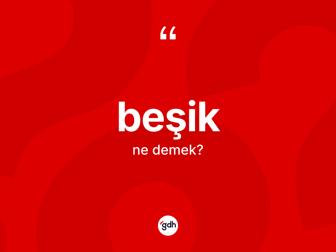 Beşik kelimesinin sözlükteki tanımı nedir? Beşik kelimesinin TDK anlamı nedir?