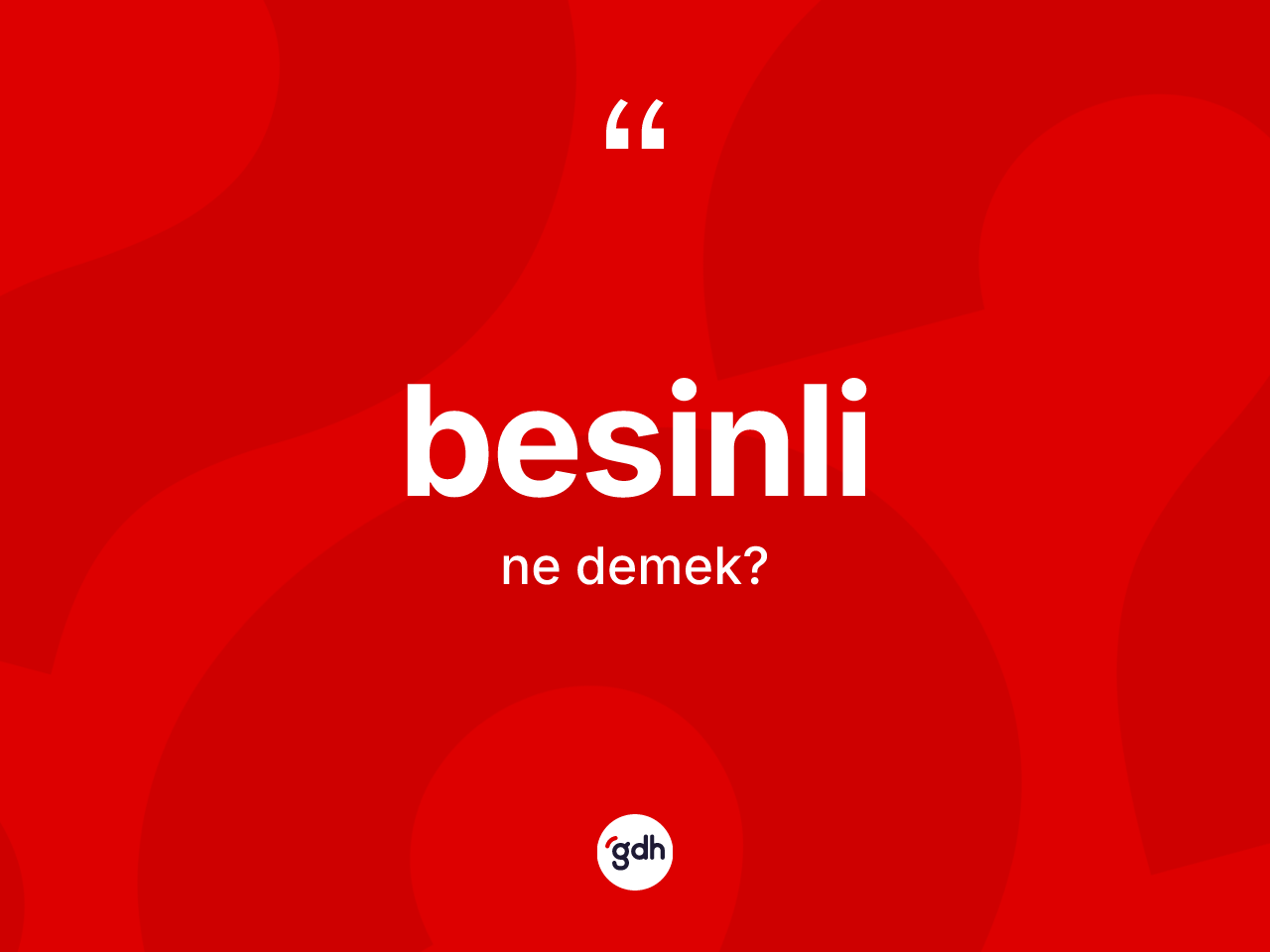 Besinli kelimesinin tanımı nedir? Besinlinin TDK'ya göre anlamı nedir?
