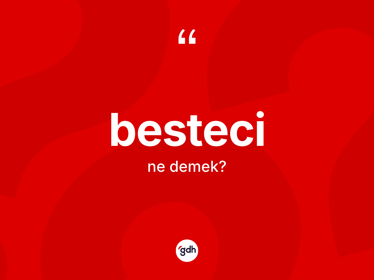 Besteci kelimesinin tanımı nedir? Bestecinin TDK'ya göre anlamı nedir?