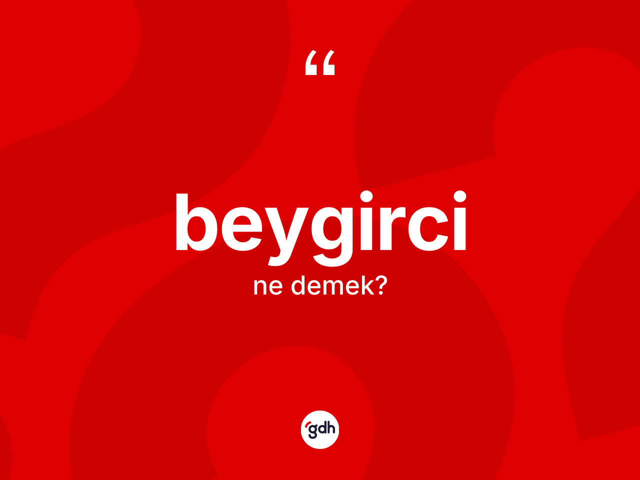 Beygirci kelimesinin tanımı nedir? Beygircinin TDK'ya göre anlamı nedir?