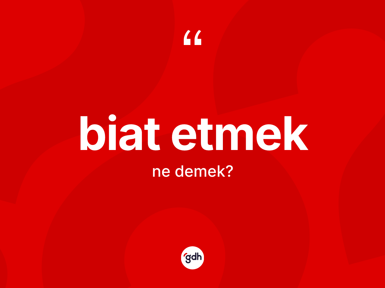 Biat etmek ne anlama gelir? Biat etmek sözü hangi durumlarda kullanılır?