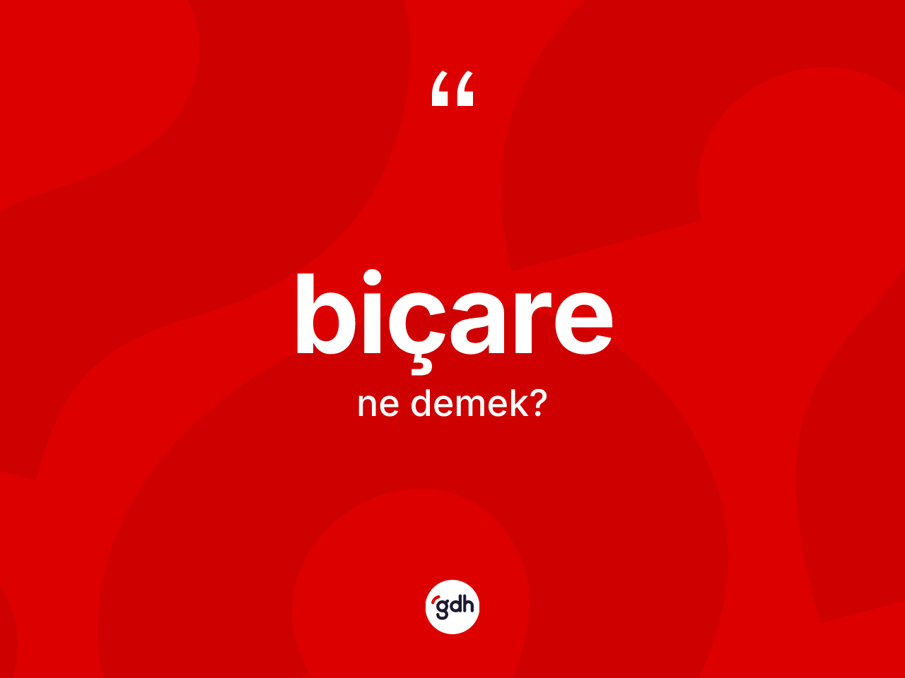 Biçare ne anlama gelir? Biçarenin TDK'ya göre anlamı nedir?