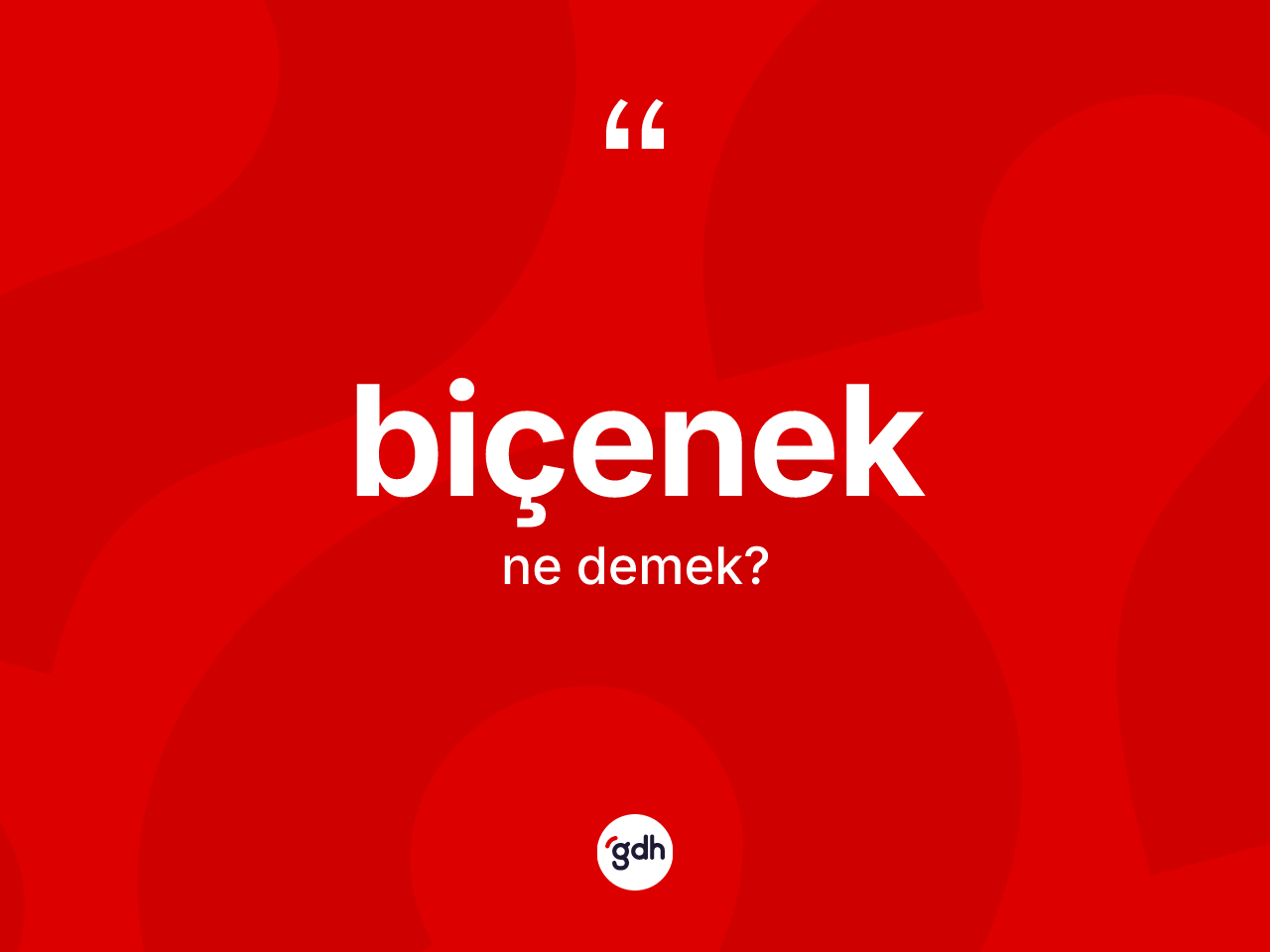 Biçenek kelimesi ne demek? Biçeneğin TDK'ya göre anlamı nedir?