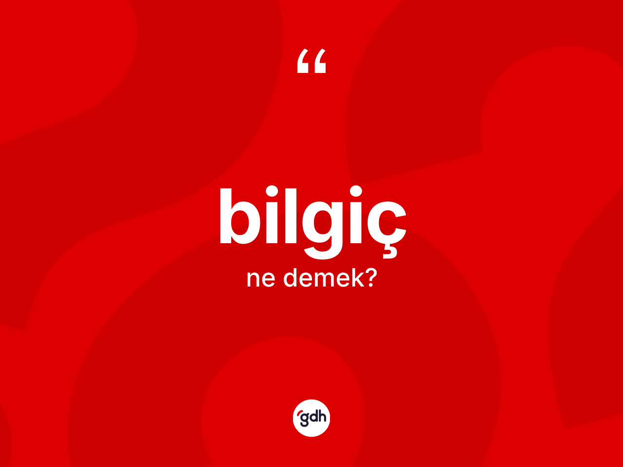 Bilgiç kelimesinin tanımı nedir? Bilgicin halk arasındaki kullanımı nasıldır?