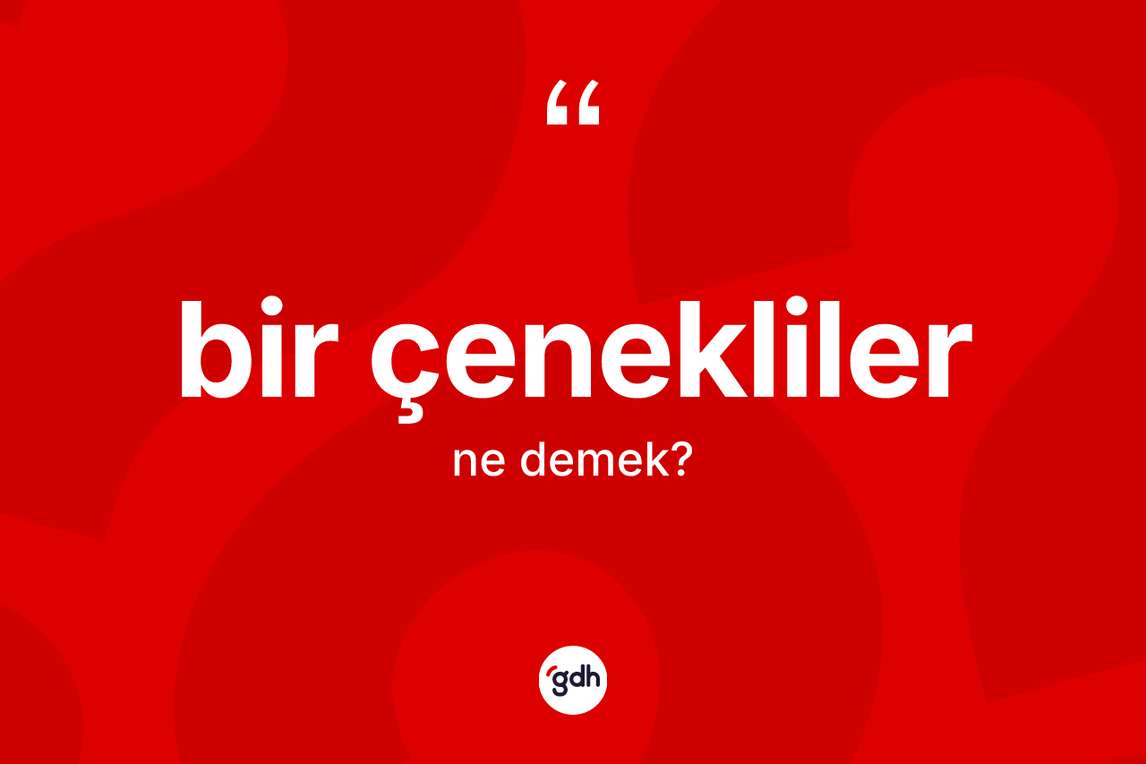 Bir çenekliler kelimesi nedir? Bir çeneklilerin kısaca tanımı nedir?