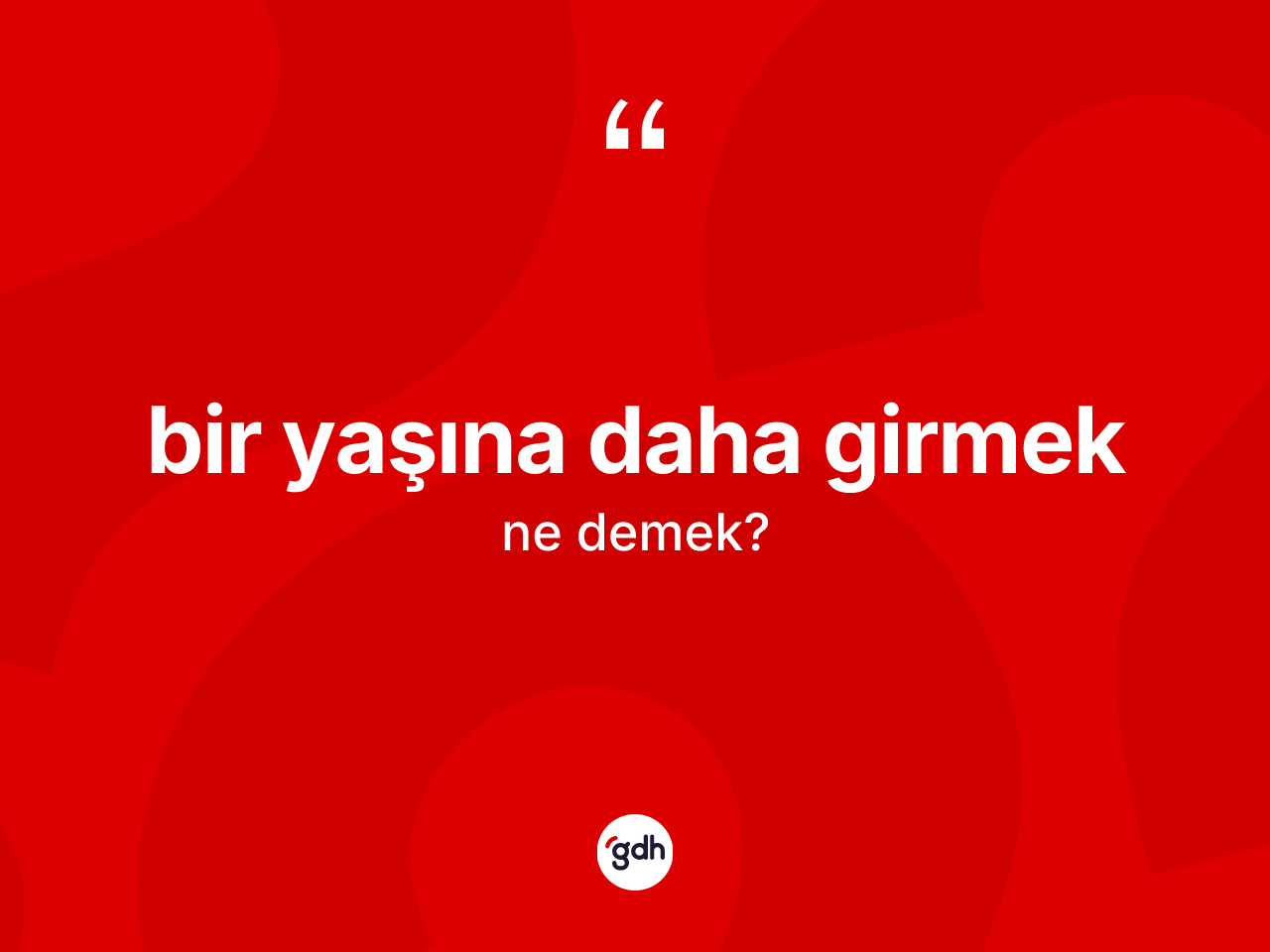 Bir yaşına daha girmek ifadesinin kısaca tanımı nedir? Bir yaşına daha girmek ifadesi hangi durumlarda kullanılır