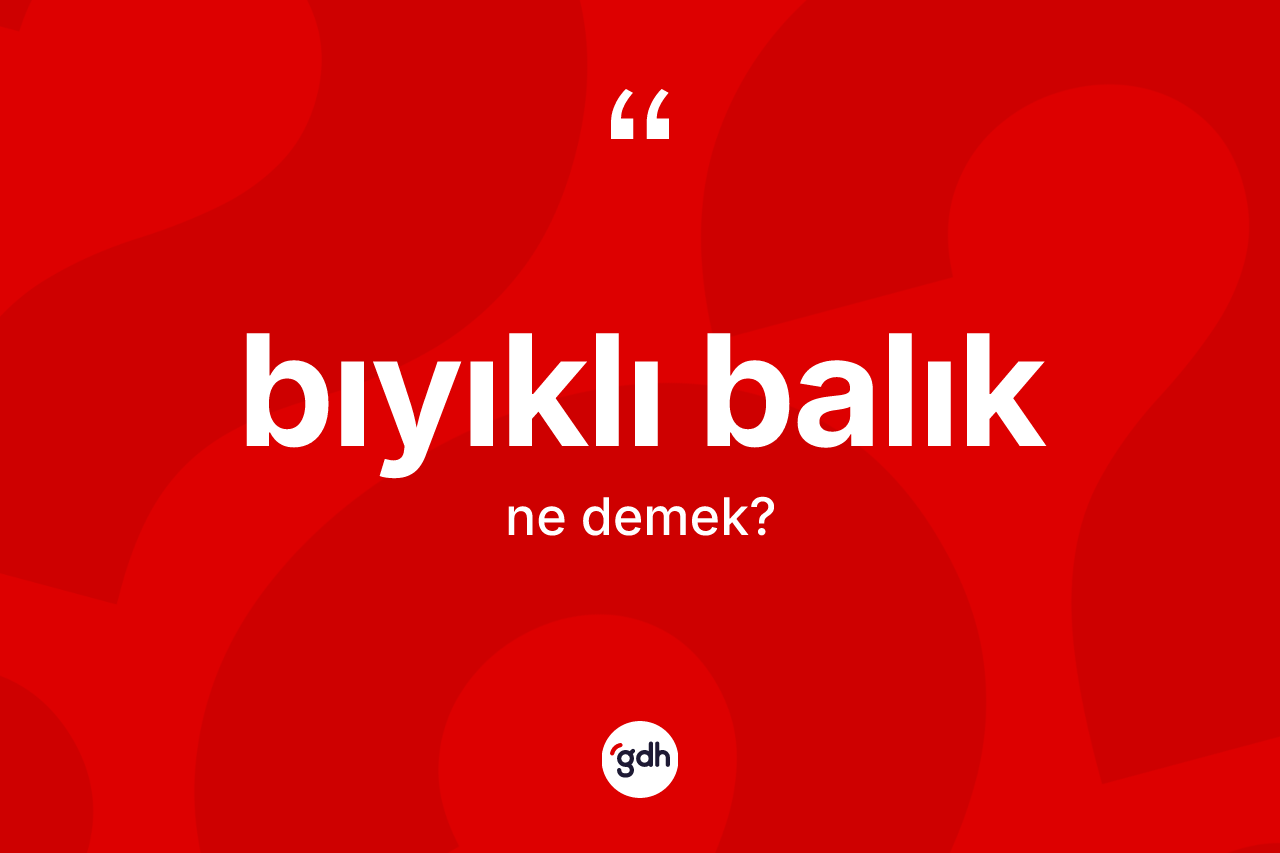 Bıyıklı balık kelimesi nedir?