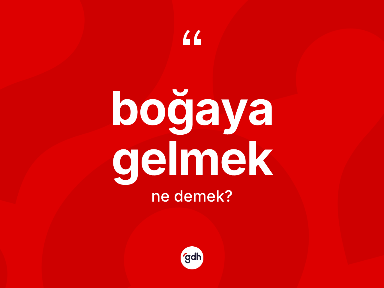 Boğaya gelmek nedir? Boğaya gelmek ifadesi hangi durumlarda kullanılır