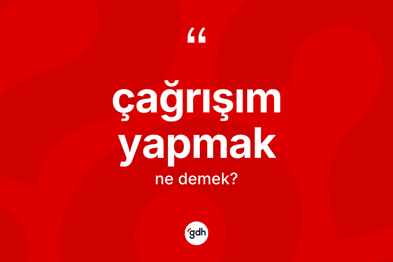 Çağrışım yapmak ne demek? Çağrışım yapmak sözünün TDK'ya göre anlamı nedir?